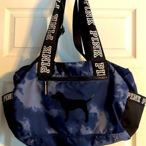 Pink - Blue Camo Duffle Bag